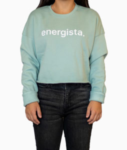 Energista Cropped Crewneck Sweatshirt