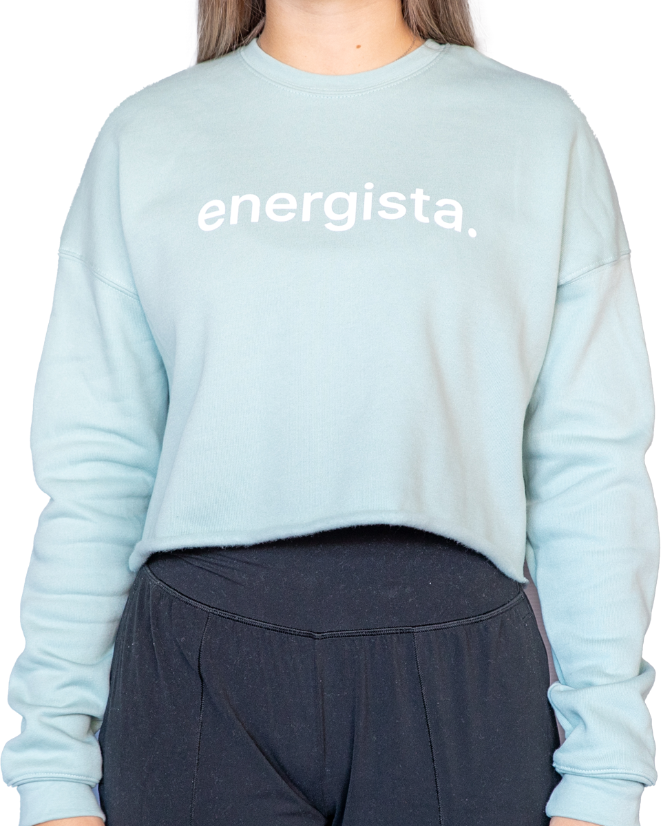 Energista Cropped Crewneck Sweatshirt