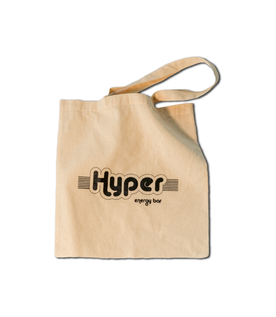 Canvas Tote Hyper Energy Bar