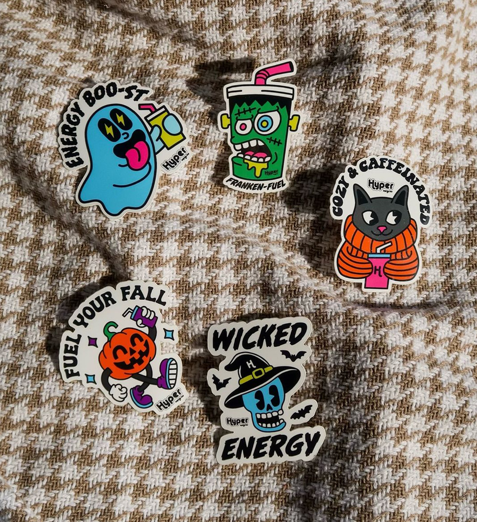 Hyper Energy Bar Sticker Drop