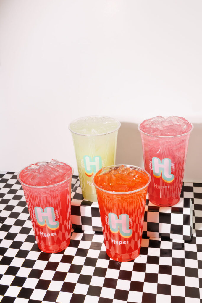 Handcrafted iced energy drink from Hyper Energy Bar.